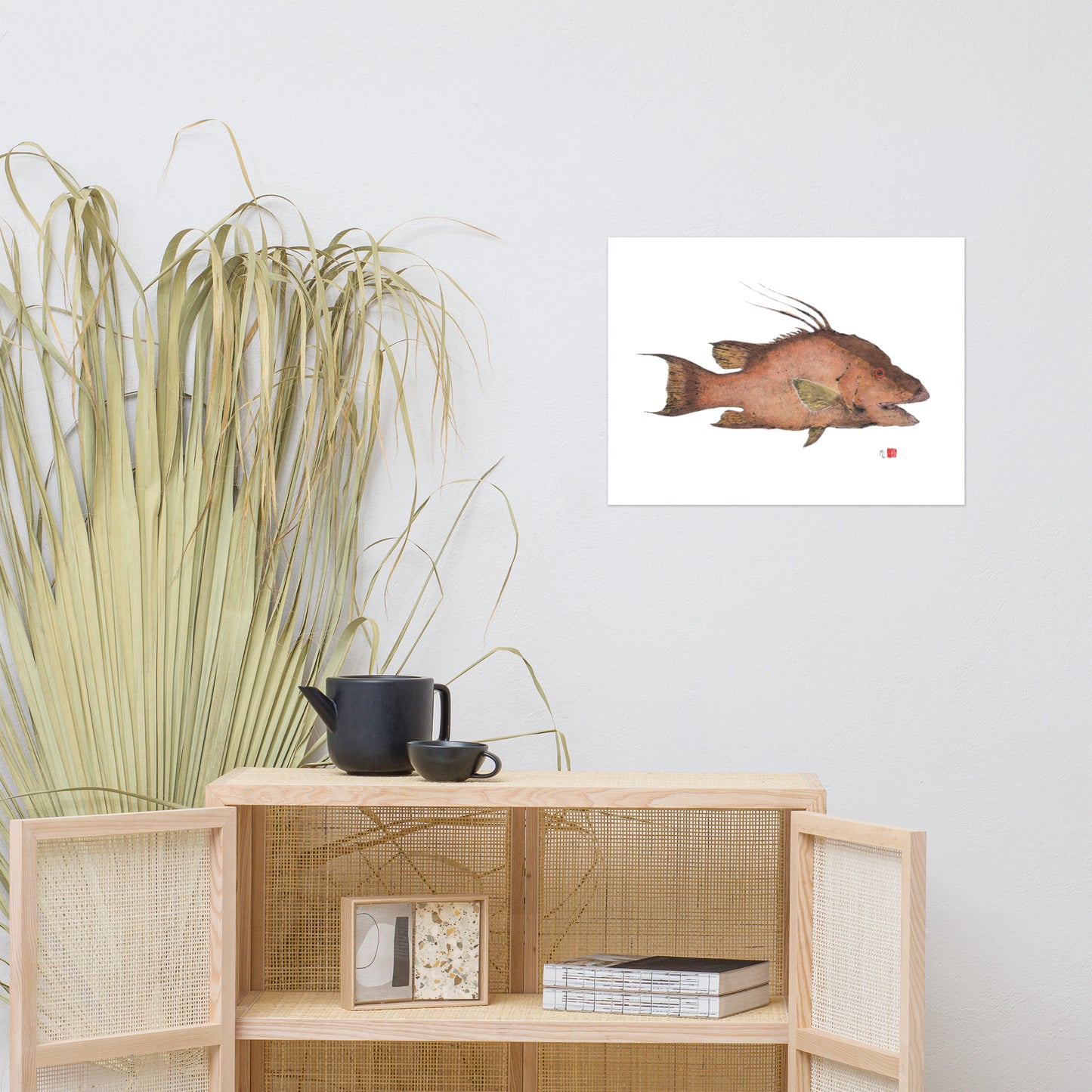 1AA: Hogfish Fish Print 18" x 24"
