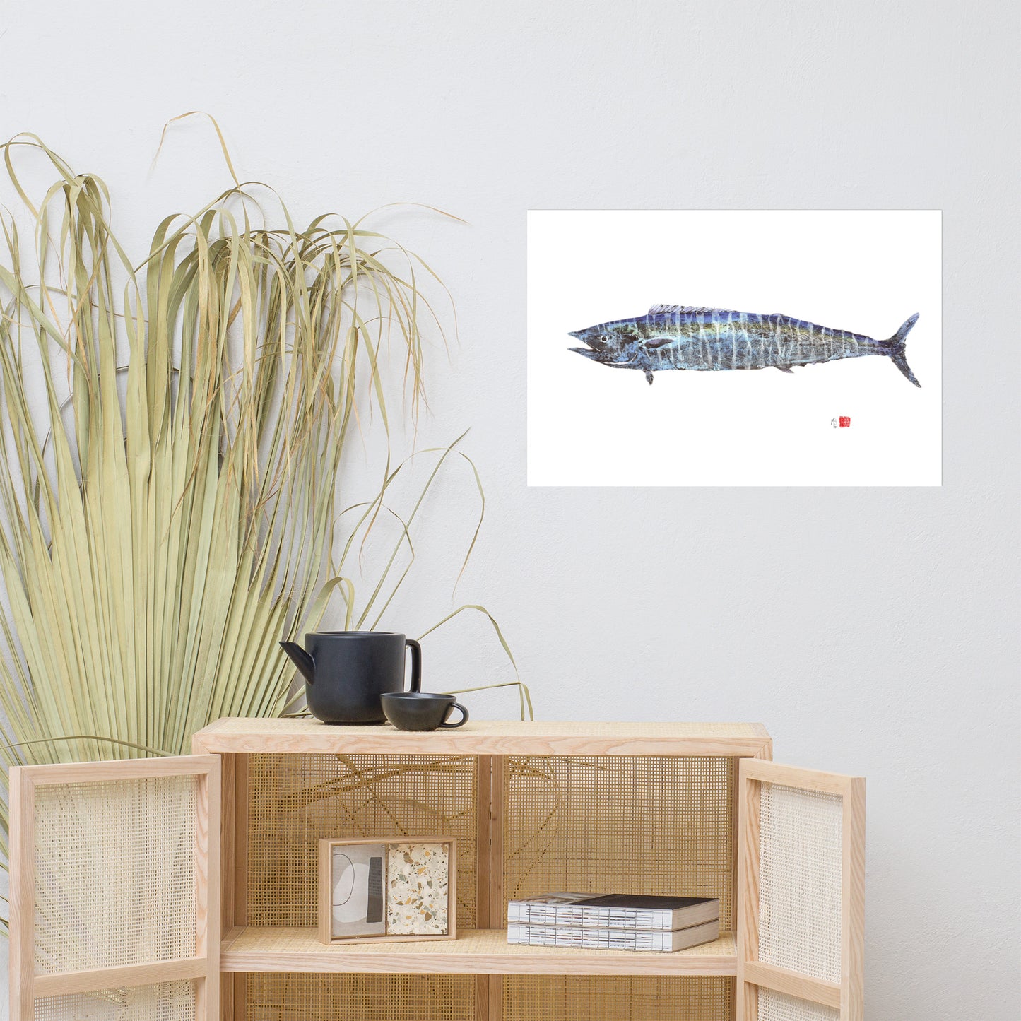 1C: Wahoo Fish Print Full Color - Limited Edition 20" x 30"