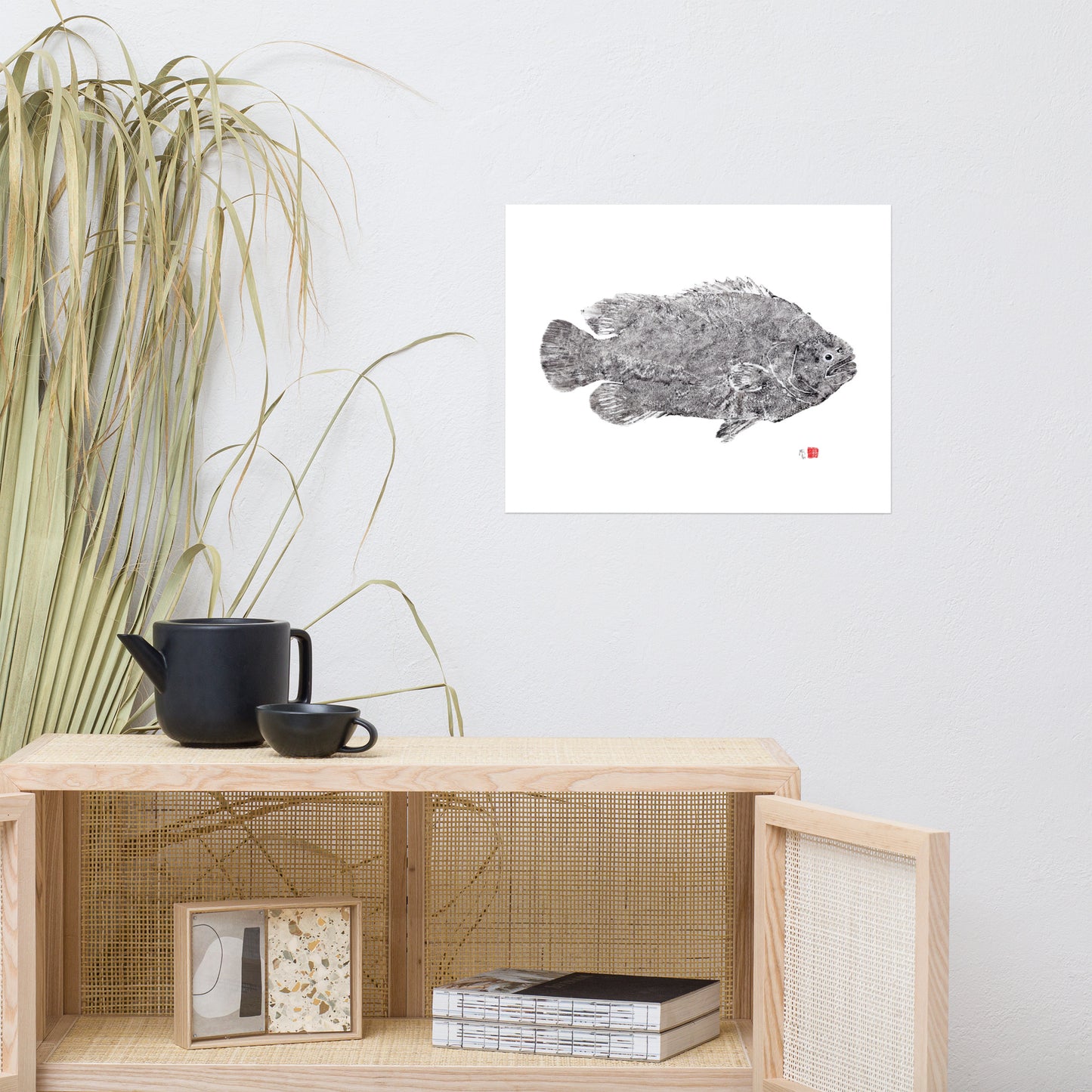 1D: Tripletail Fish Print - Traditional 16" x 20"