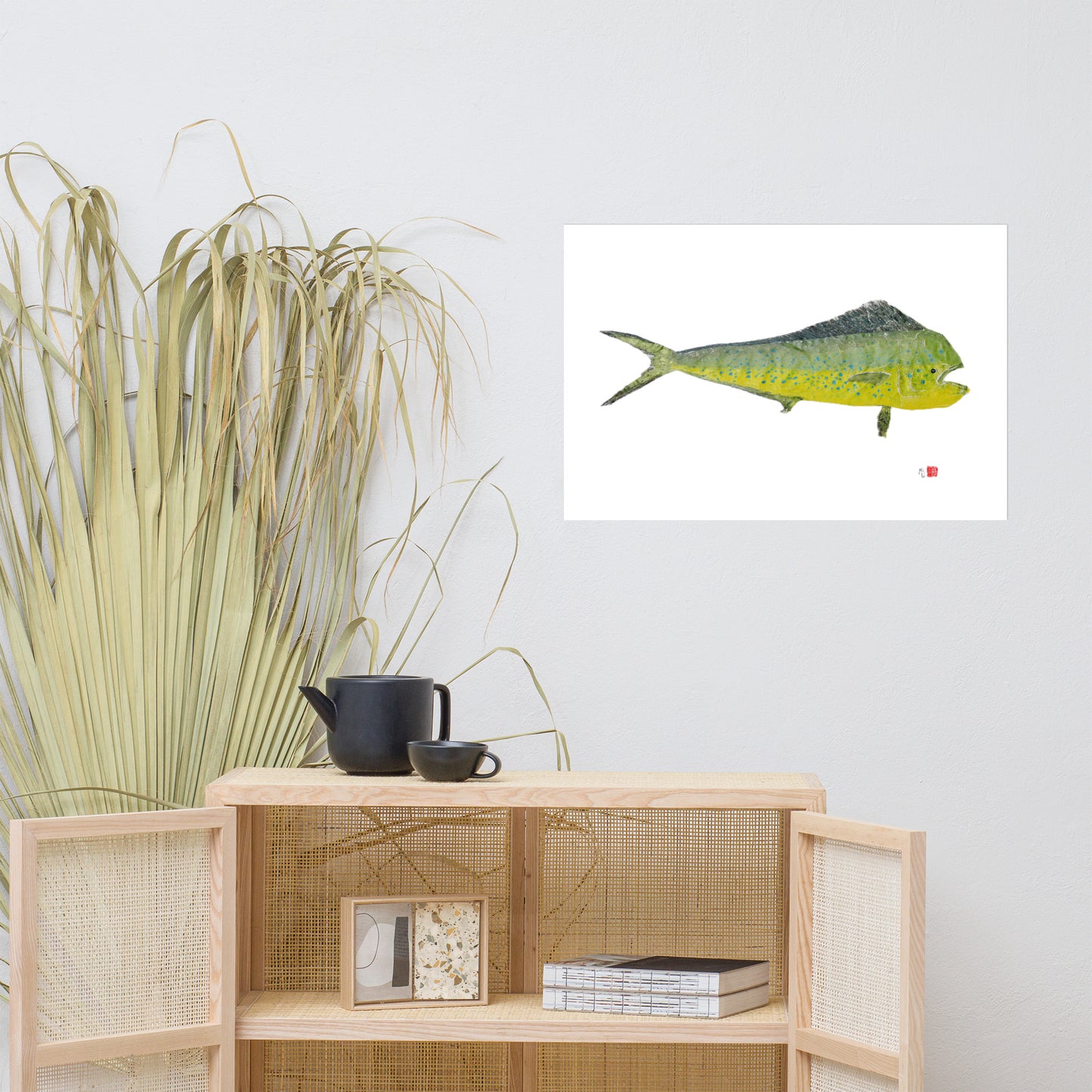 1A: Mahi Mahi Fish Print - Full Color 20" x 30"